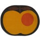 Tablemats (2) by Sodahl of Denmark orange brown apple