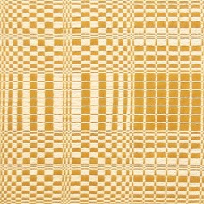 Bauhaus/Vasarely-style vintage op art table runner