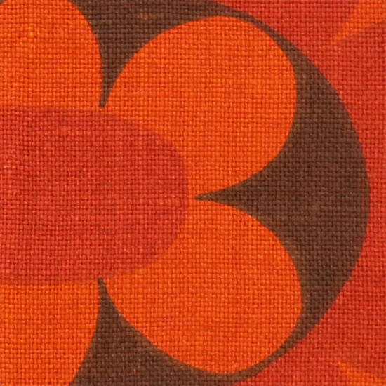 Tablemats (2) by Sodahl orange & brown 60s/70s