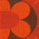 Tablemats (2) by Sodahl orange & brown 60s/70s