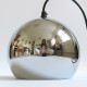 Chrome ball hanging light Danish near mint