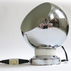 Chrome ball table/wall lamp Swedish 60s