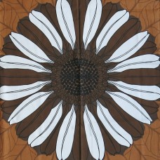 Almedahls Sweden huge circular flower tablecloth
