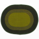 Tablemats (3) Sodahl Design green ovals 1960s/70s