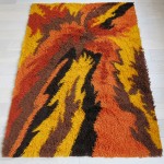 Ege Rya 1960s/70s wool rug made in Denmark  