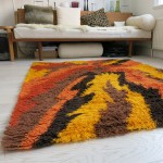 Ege Rya 1960s/70s wool rug made in Denmark  