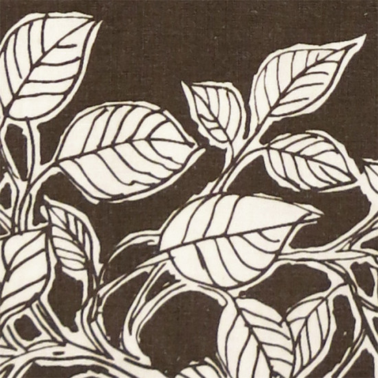 Huge Danish trees textile art print 60s/70s