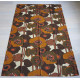 Swedish style semi-abstract cotton fabric 60s