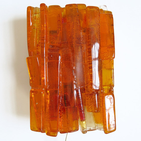 Claus Bolby Veega acrylic art wall light 1968