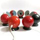 Original 1960s/70s strong metal Mag Danish bubble lamps