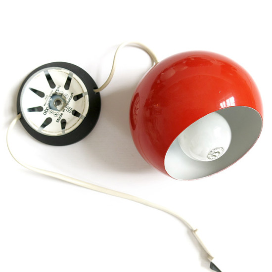 Original 1960s/70s strong metal Mag Danish bubble lamps