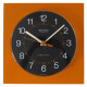 Remington Lectro vintage orange wall clock