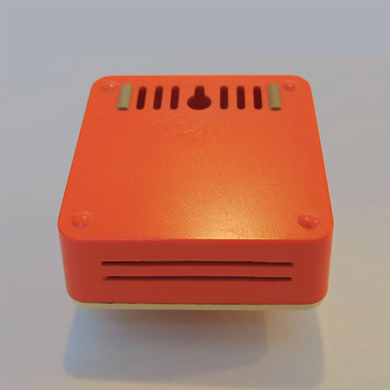 Vintage orange kitchen timer wedge 60s/70s