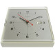 Brushed aluminium vintage Remington wall clock 70s