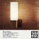 Brass and opal glass wall light designed by Jorgen Bo for Fog & Morup