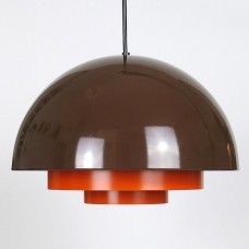 Orange and brown Milieu by Jo Hammerborg for Fog & Mørup 