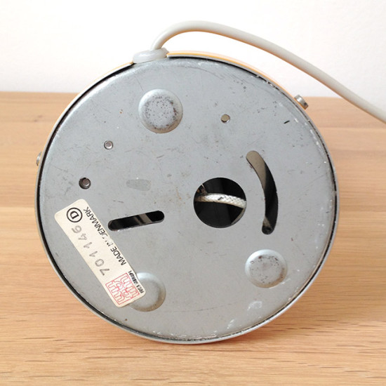 Yellow Contact lamp by Peter Avondoglio for Fog & Morup, 1970s Danish modern