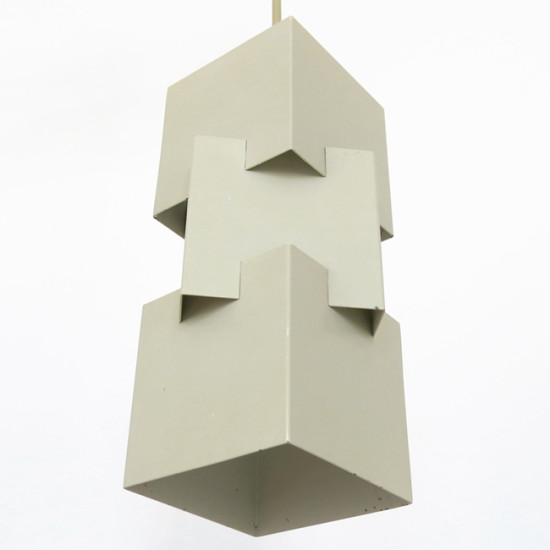 Kubus pendant lamp by Jo Hammerborg for Fog & Mørup, early 1960s