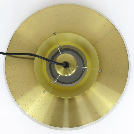 Brass Nova pendant lamp by Jo Hammerborg for Fog & Mørup, 1960s