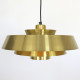 Brass Nova pendant lamp by Jo Hammerborg for Fog & Mørup, 1960s