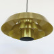 Brass Nova pendant lamp by Jo Hammerborg for Fog & Mørup, 1960s