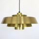 Brass Nova pendant lamp by Jo Hammerborg for Fog & Mørup, 1960s