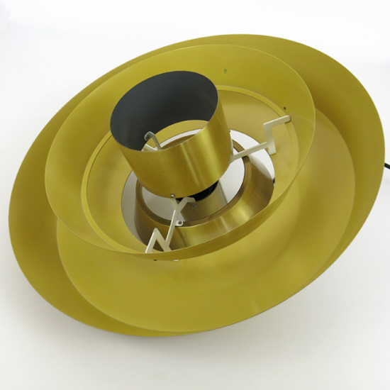 Brass Nova pendant lamp by Jo Hammerborg for Fog & Mørup, 1960s