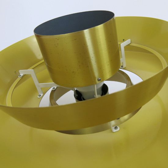 Brass Nova pendant lamp by Jo Hammerborg for Fog & Mørup, 1960s