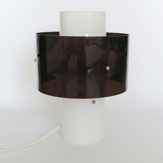 Acrylic/perspex multi-use lamp by Yki Nummi for Orno Finland, 1960s