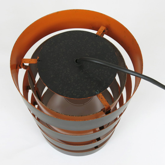 Eifel copper & black pendant light by Jo Hammerborg for Fog & Mørup, early 60s