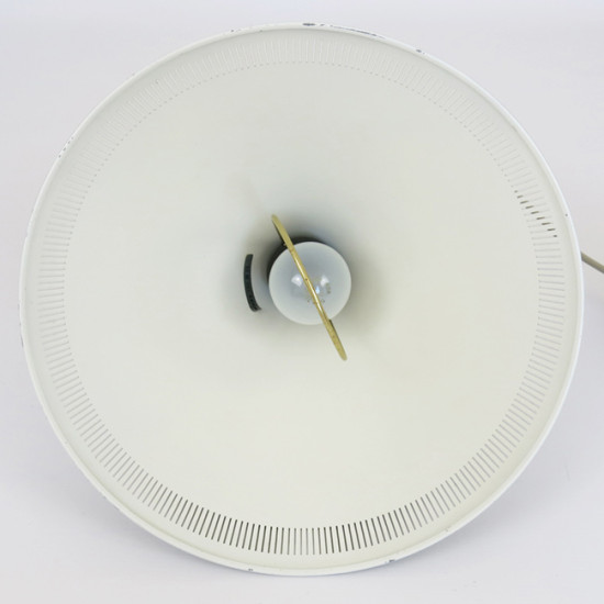 Kegle conical rise-and-fall pendant light produced by Lyfa, 1950s