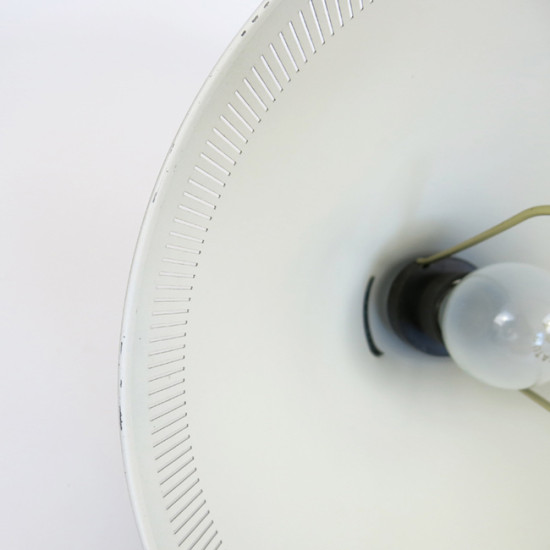 Kegle conical rise-and-fall pendant light produced by Lyfa, 1950s