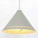 Kegle conical rise-and-fall pendant light produced by Lyfa, 1950s