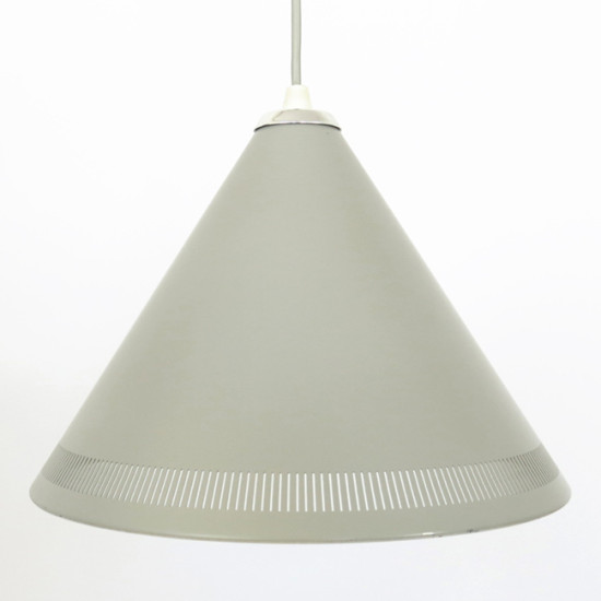 Kegle conical rise-and-fall pendant light produced by Lyfa, 1950s