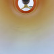 Single pendant light by Jo Hammerborg for Fog & Mørup, 1970s acrylic and brass