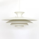 Large vintage Danish modern multi-layered pendant light by Top Lamper, 1970s
