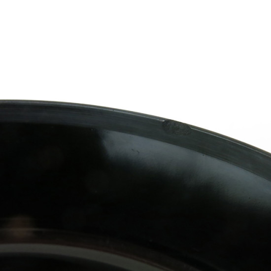 Kristian Vedel designed black melamine dish by Torben Ørksov of Denmark, 1960s