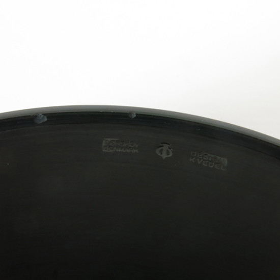 Kristian Vedel designed black melamine dish by Torben Ørksov of Denmark, 1960s