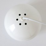 ES Horn of Denmark white space-age ball-shaped pendant light, 1960s/70s  