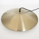Brass Diskos pendant light by Jo Hammerborg for Fog & Mørup, 1960s