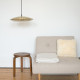 Brass Diskos pendant light by Jo Hammerborg for Fog & Mørup, 1960s