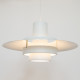 White Falcon pendant light designed by Andreas Hansen for Fog & Mørup, 1960s
