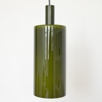 Pisa green cased glass lamp designed by Jo Hammerborg for Fog & Mørup, 1960s  
