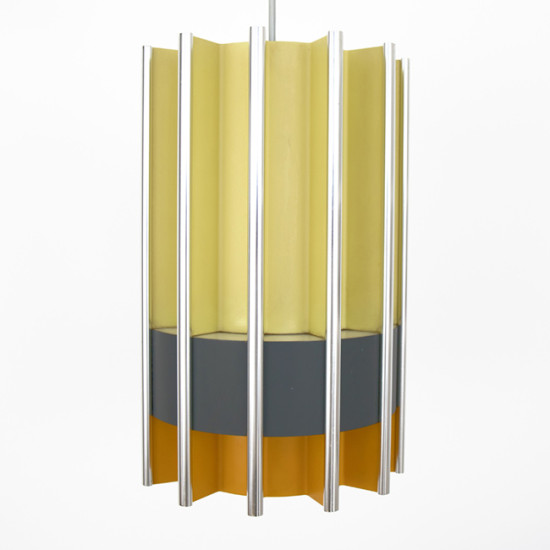 Danish modern hygge-style pendant light by Bent Karlby for Lyfa, 1960s