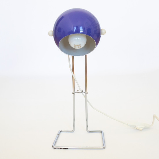 1970s purple table/desk lamp by Abo Randers of Denmark