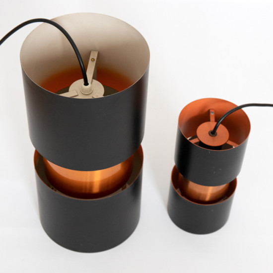 北欧60年代 Hammerborg for Fog & Morup VESUV Vesuv pendant light pair by Jo Hammerborg for Fog & Mørup, 1960s