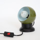 Green space-age ball lamp by ES Horn Belysning A/S of Denmark