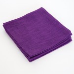 Vintage 60s/70s Finlayson purple slubbed open-weave placemats or napkins