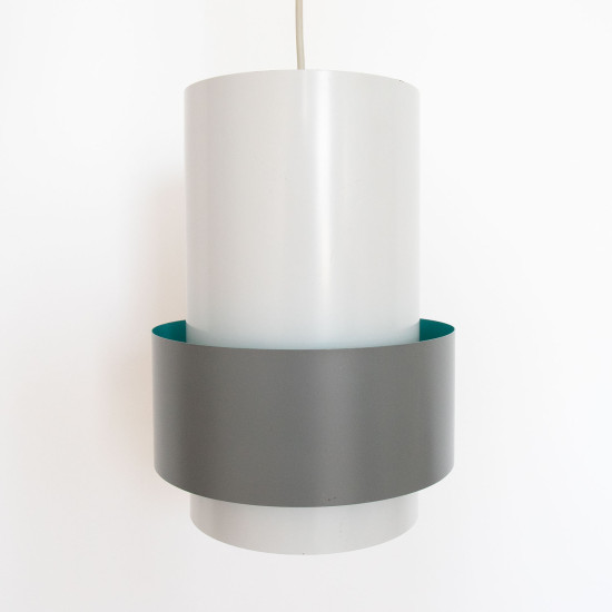 Central industrial pendant light by Jo Hammerborg for Fog & Mørup, 1967