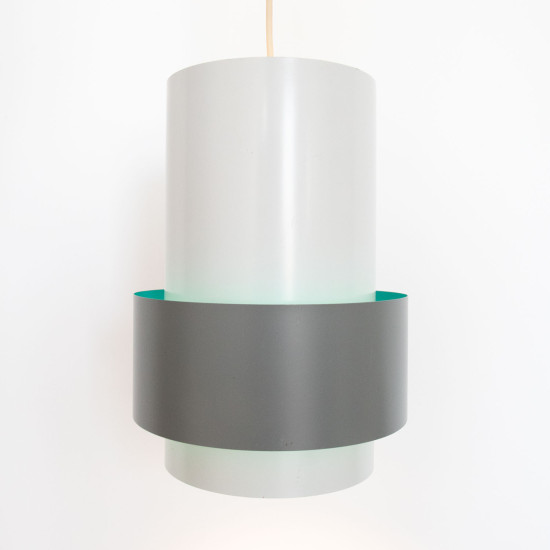 Central industrial pendant light by Jo Hammerborg for Fog & Mørup, 1967
